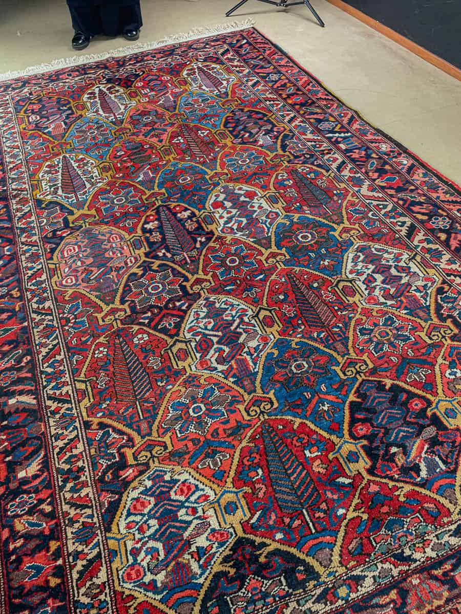 upea puutarha bahtijaari 1960 luvulta 280 x 215 cm (kopio)