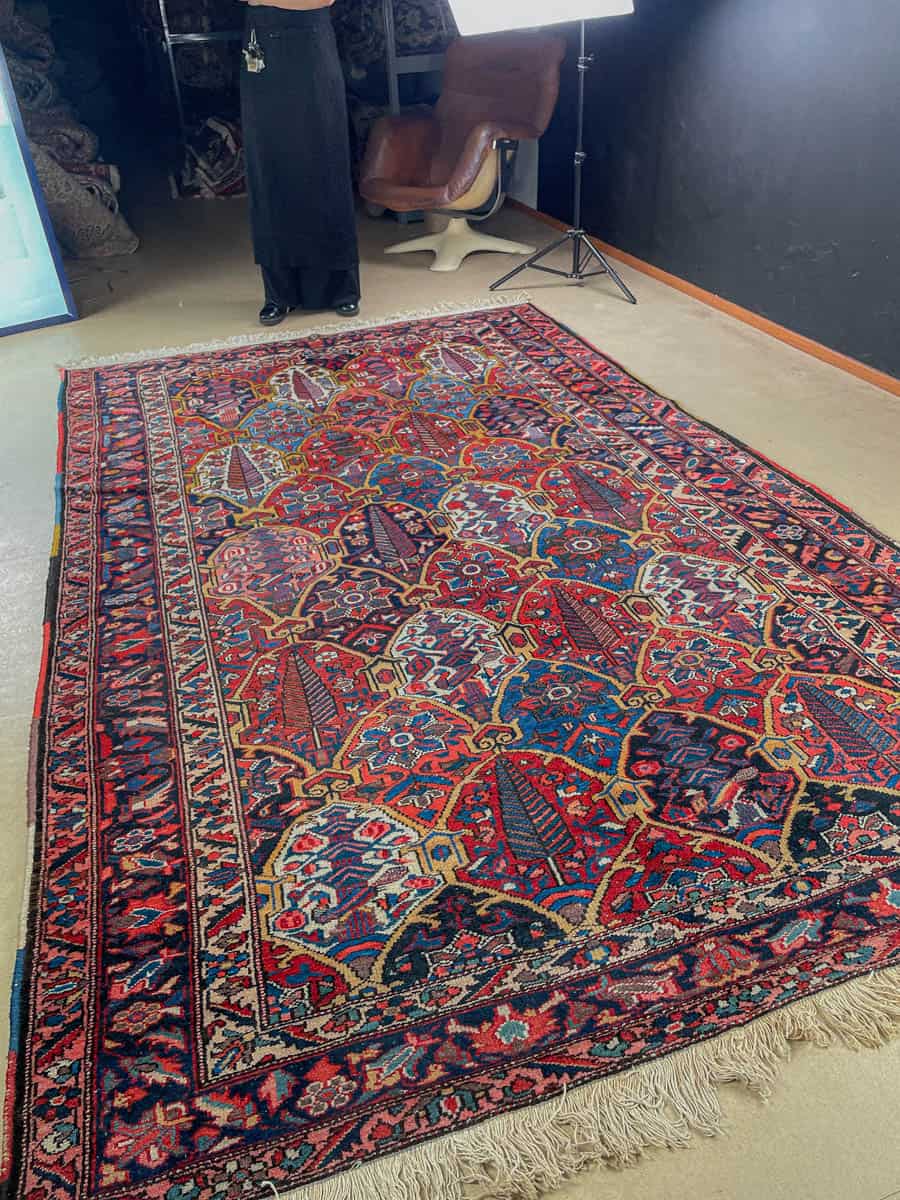upea puutarha bahtijaari 1960 luvulta 280 x 215 cm (kopio)