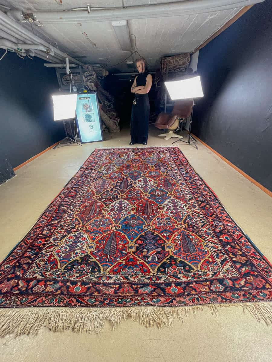 upea puutarha bahtijaari 1960 luvulta 280 x 215 cm (kopio)