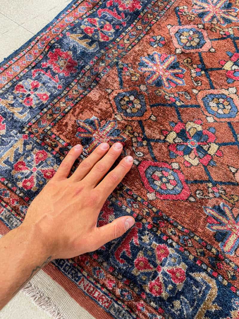 silkkimatto – uskomaton silkki afgaani 130 x 100 cm
