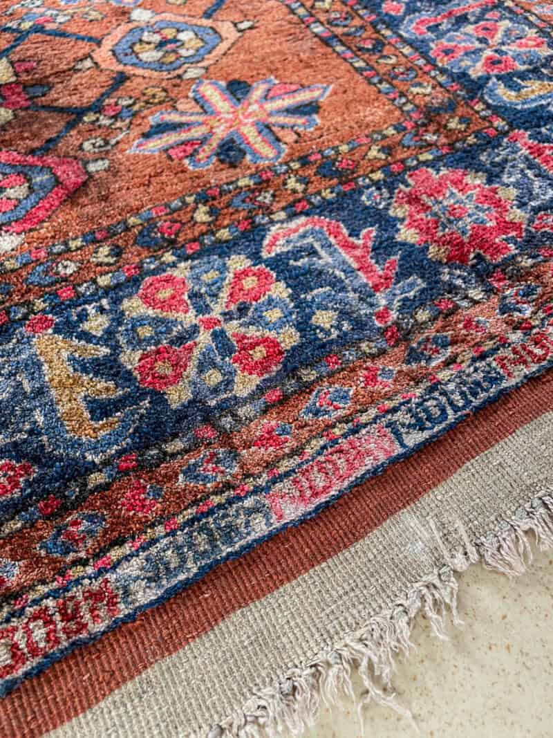 silkkimatto – uskomaton silkki afgaani 130 x 100 cm