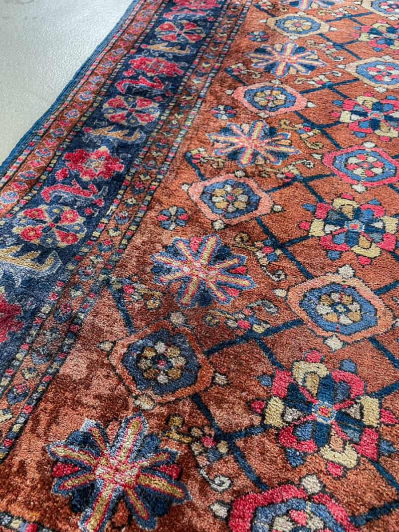 silkkimatto – uskomaton silkki afgaani 130 x 100 cm