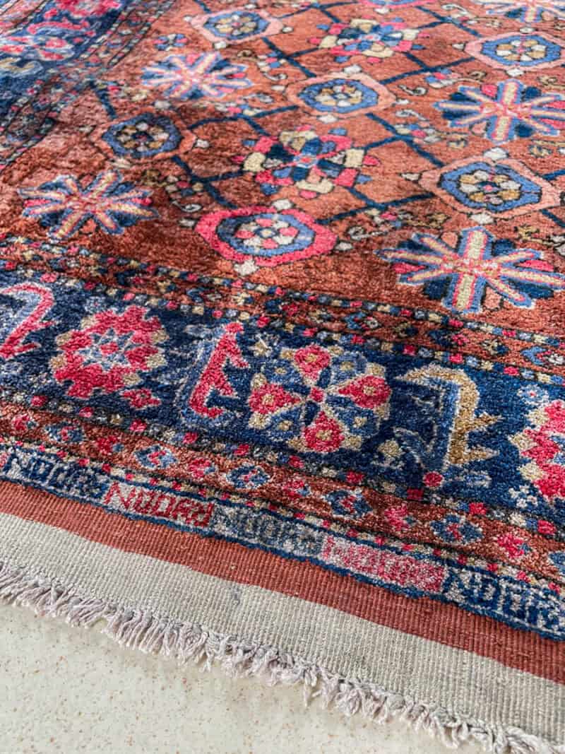 silkkimatto – uskomaton silkki afgaani 130 x 100 cm