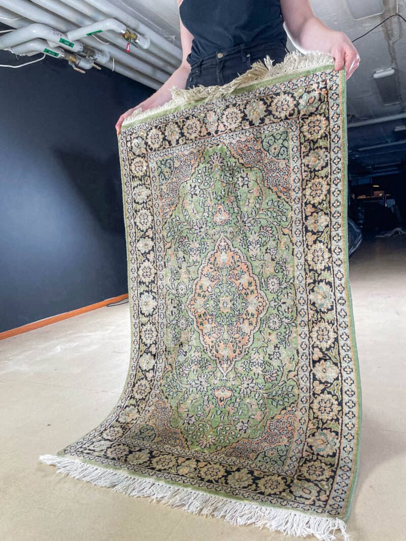 silkkimatto lumoava vaaleanpunainen puutarha ghom 147 x 91 cm (kopio)