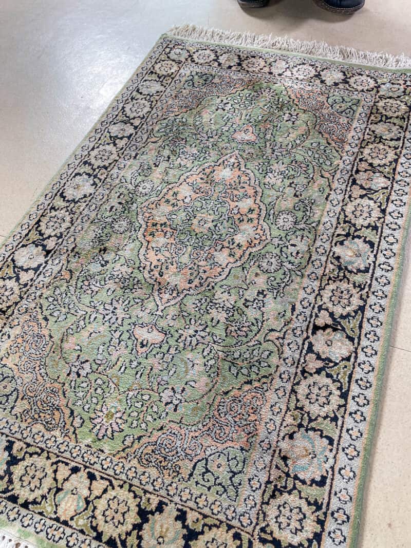 silkkimatto lumoava vaaleanpunainen puutarha ghom 147 x 91 cm (kopio)