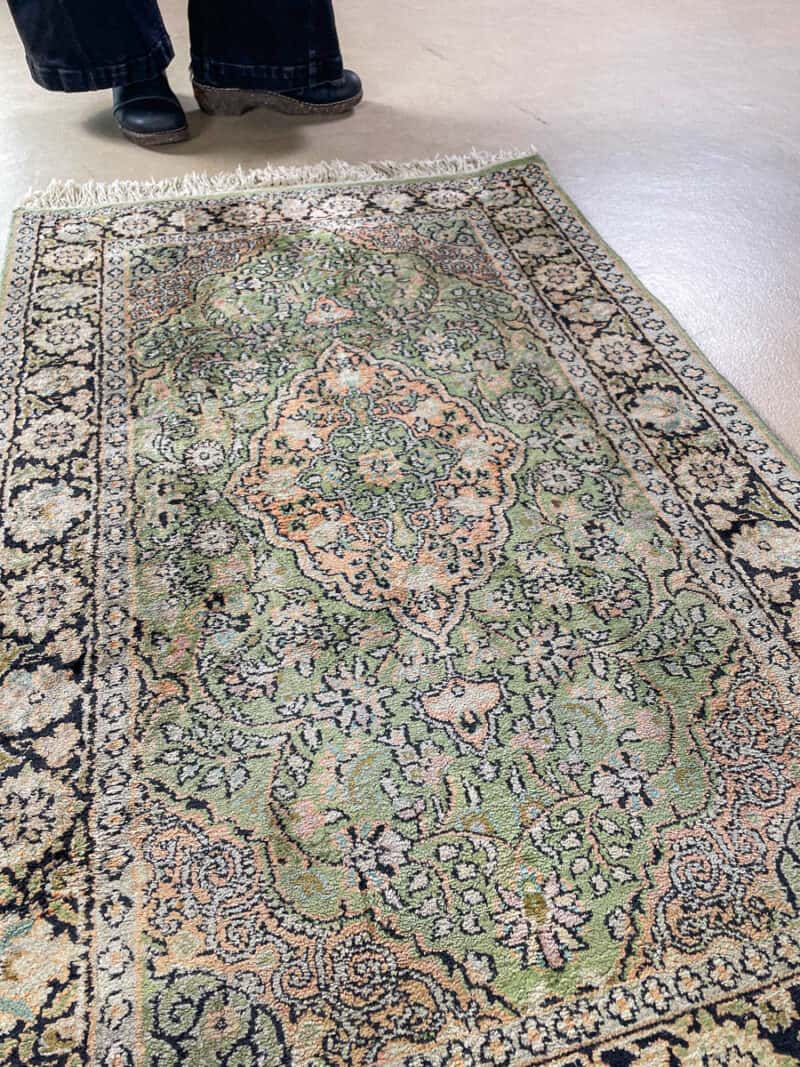 silkkimatto lumoava vaaleanpunainen puutarha ghom 147 x 91 cm (kopio)