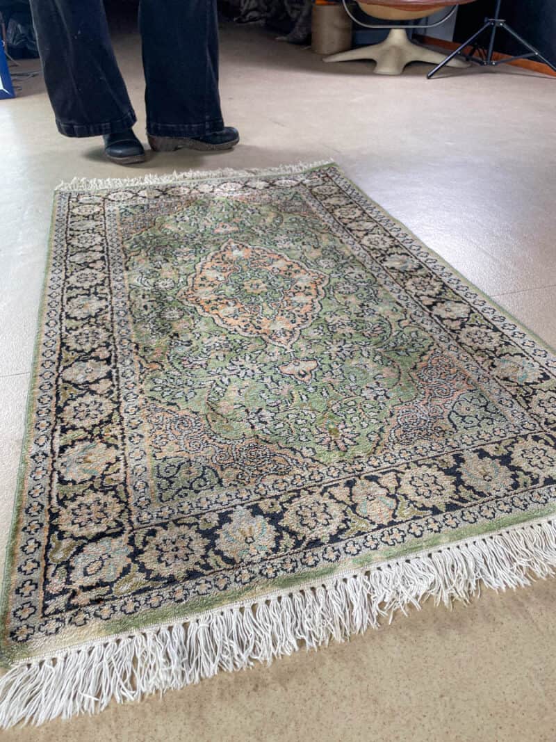 silkkimatto lumoava vaaleanpunainen puutarha ghom 147 x 91 cm (kopio)