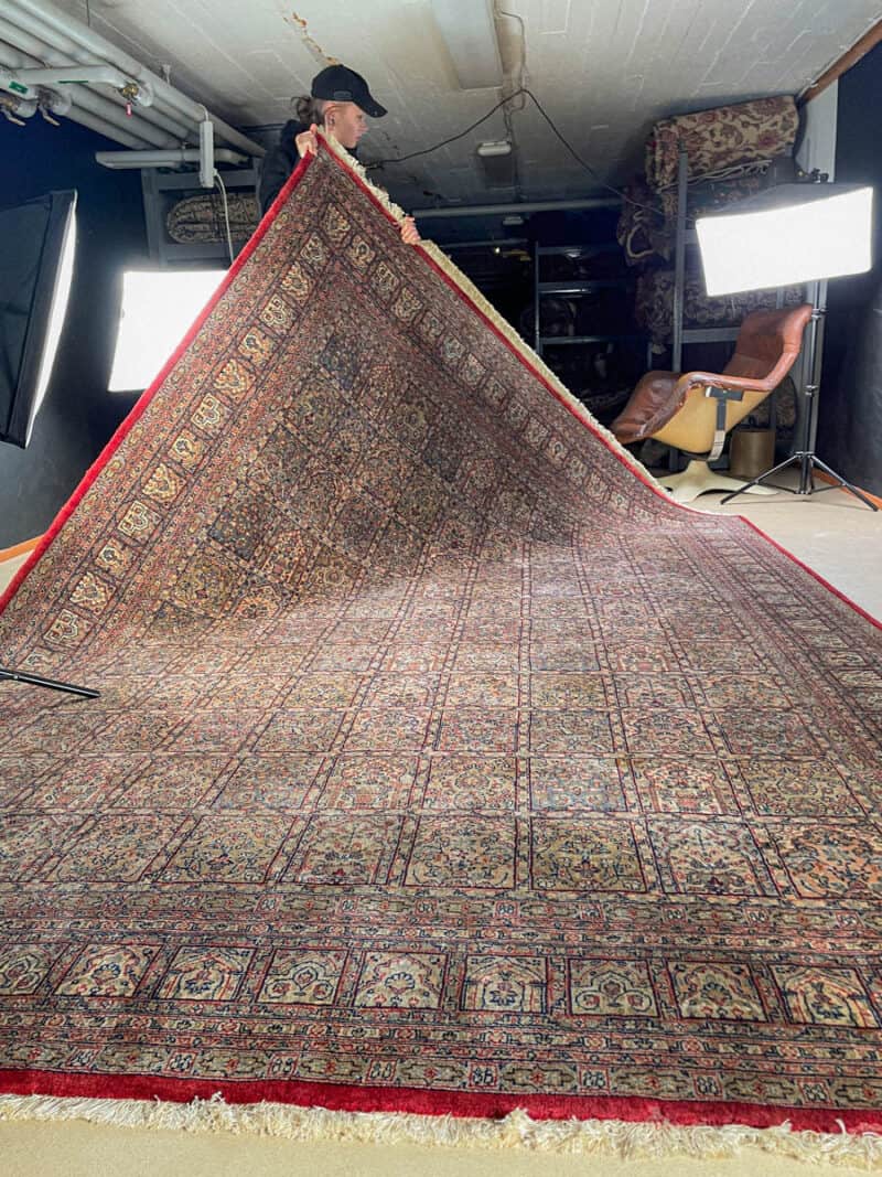 upea puutarha bahtijaari 1960 luvulta 280 x 215 cm (kopio)