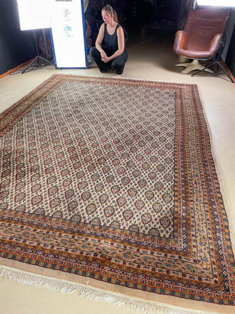 palatsikokoinen sarouk mir  385 x 275 cm (kopio)