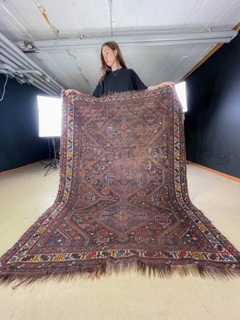 historiaa huokuva puoliantiikki gasghai 186 x 137 cm