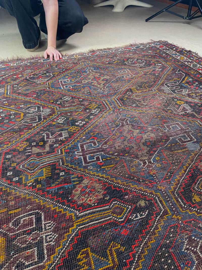 historiaa huokuva puoliantiikki gasghai 186 x 137 cm