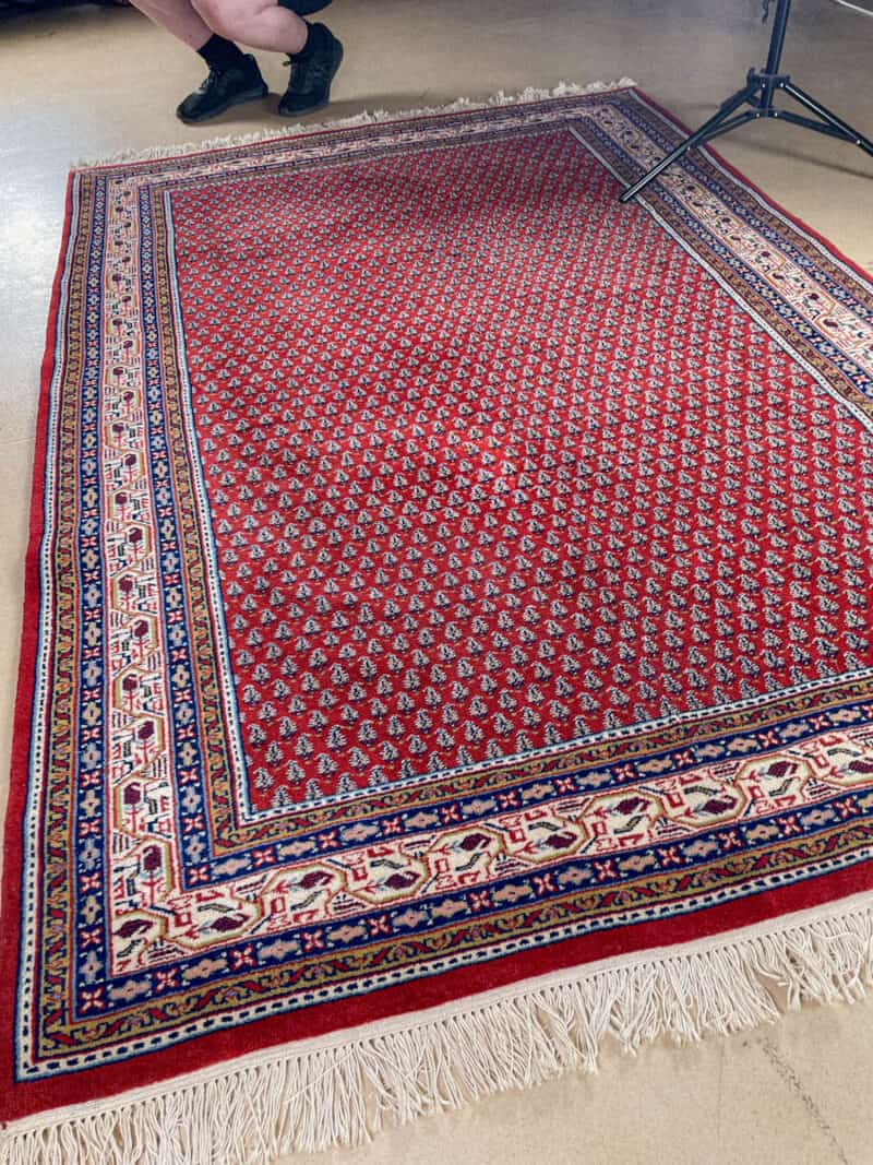 kirkkaan värinen perinteinen sarouk mir 245 x 170 cm