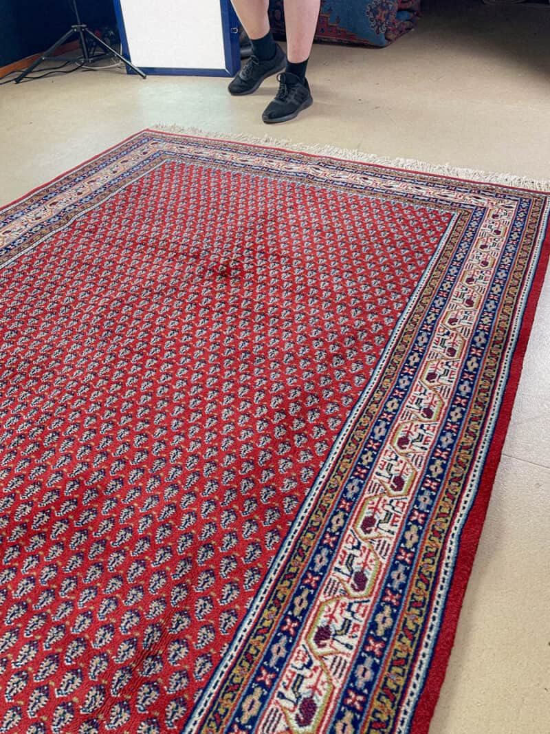 kirkkaan värinen perinteinen sarouk mir 245 x 170 cm