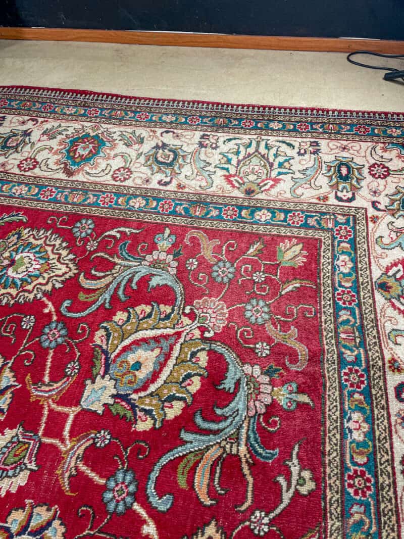 uskomaton palatsikokoinen vintage tabriz  440 x 340 cm
