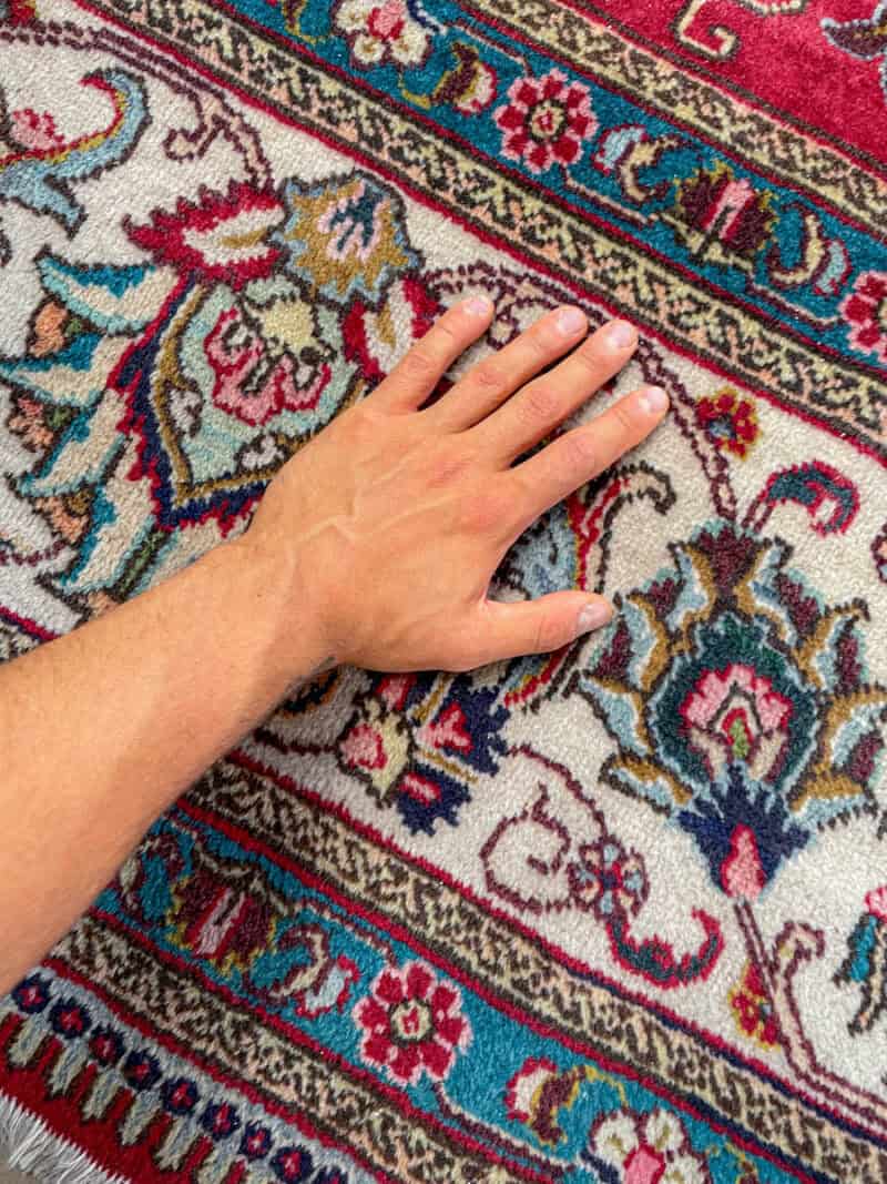 uskomaton palatsikokoinen vintage tabriz  440 x 340 cm