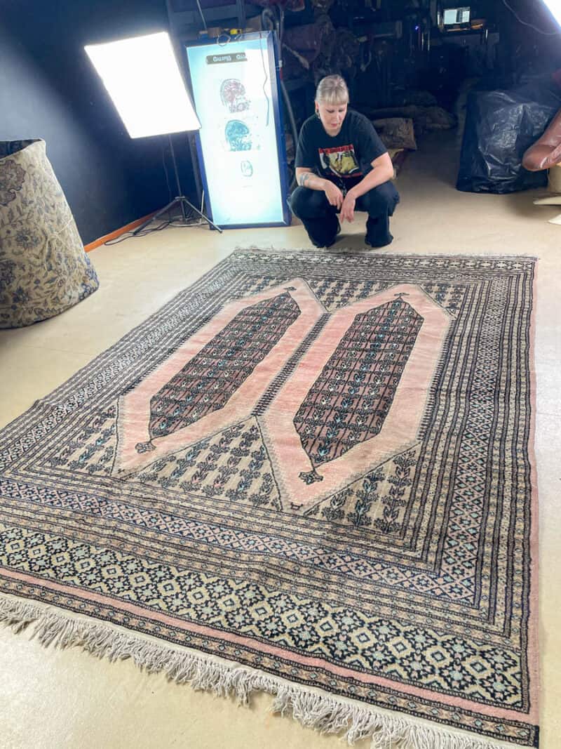 salaperäinen sarouk 155 x 75 cm (kopio)