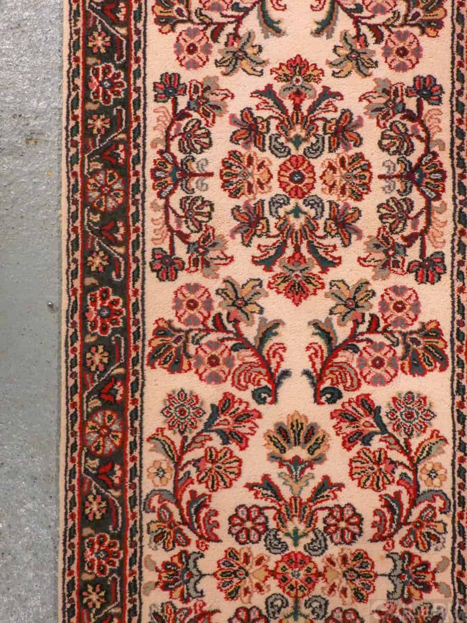 elegantin juhlallinen sarouk käytävämatto 247 x 76 cm