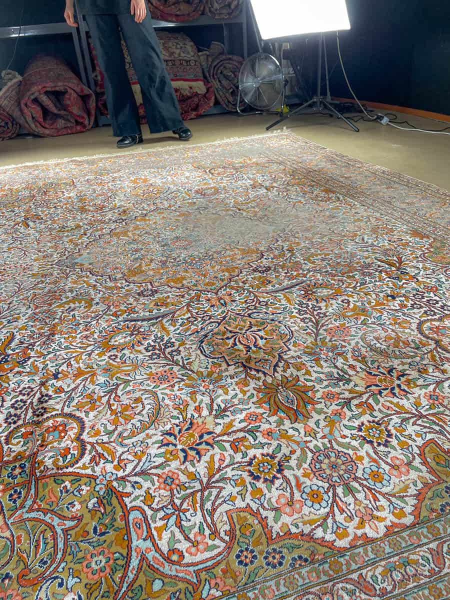 silkkimatto ylvään koristeelinen ghom 280 x 185 cm (kopio)