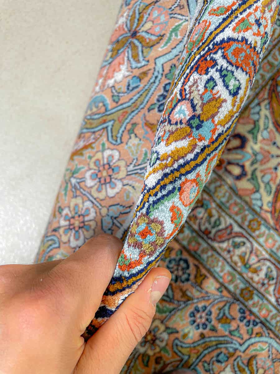 silkkimatto ylvään koristeelinen ghom 280 x 185 cm (kopio)