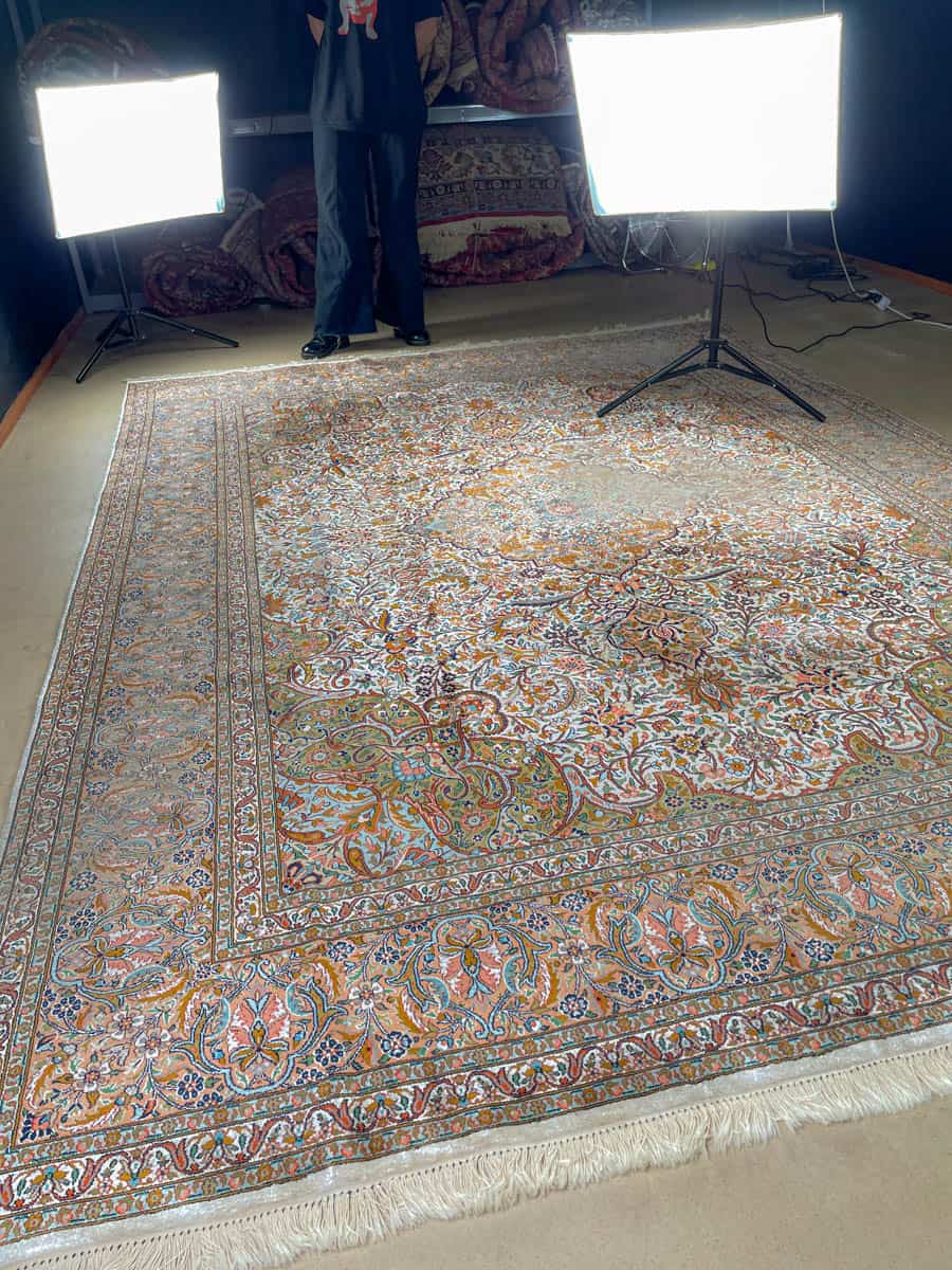 silkkimatto ylvään koristeelinen ghom 280 x 185 cm (kopio)