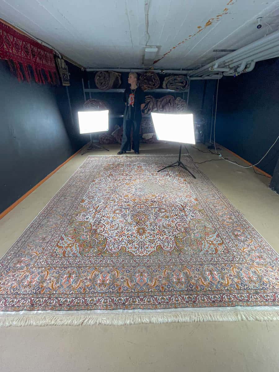 silkkimatto ylvään koristeelinen ghom 280 x 185 cm (kopio)