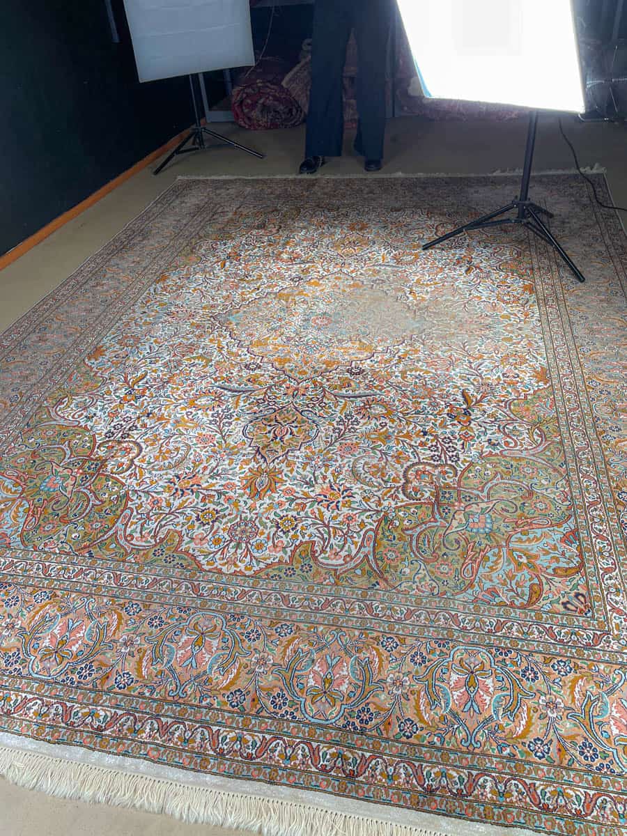 silkkimatto ylvään koristeelinen ghom 280 x 185 cm (kopio)