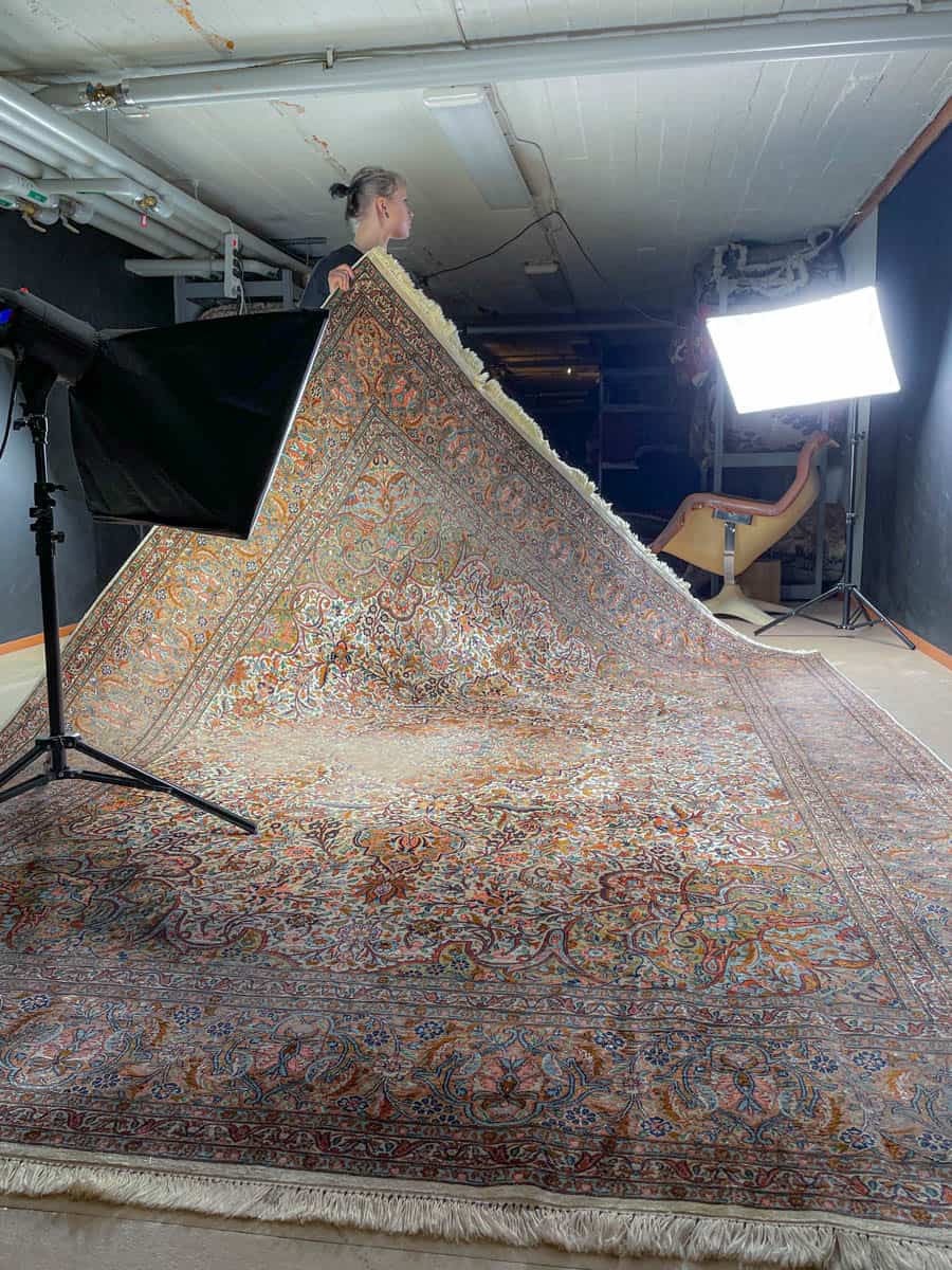 silkkimatto ylvään koristeelinen ghom 280 x 185 cm (kopio)