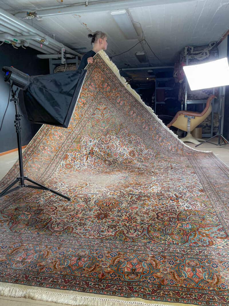 silkkimatto ylvään koristeelinen ghom 280 x 185 cm (kopio)