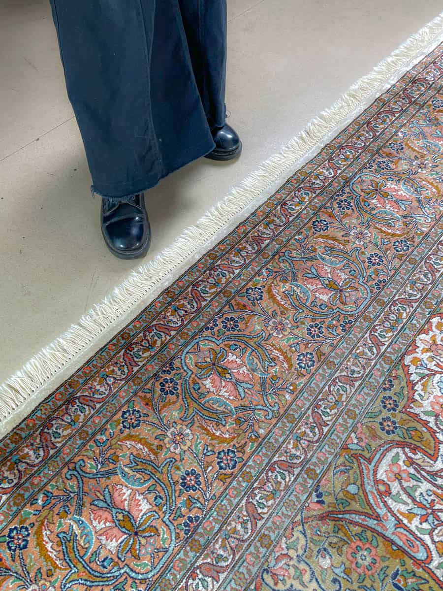 silkkimatto ylvään koristeelinen ghom 280 x 185 cm (kopio)