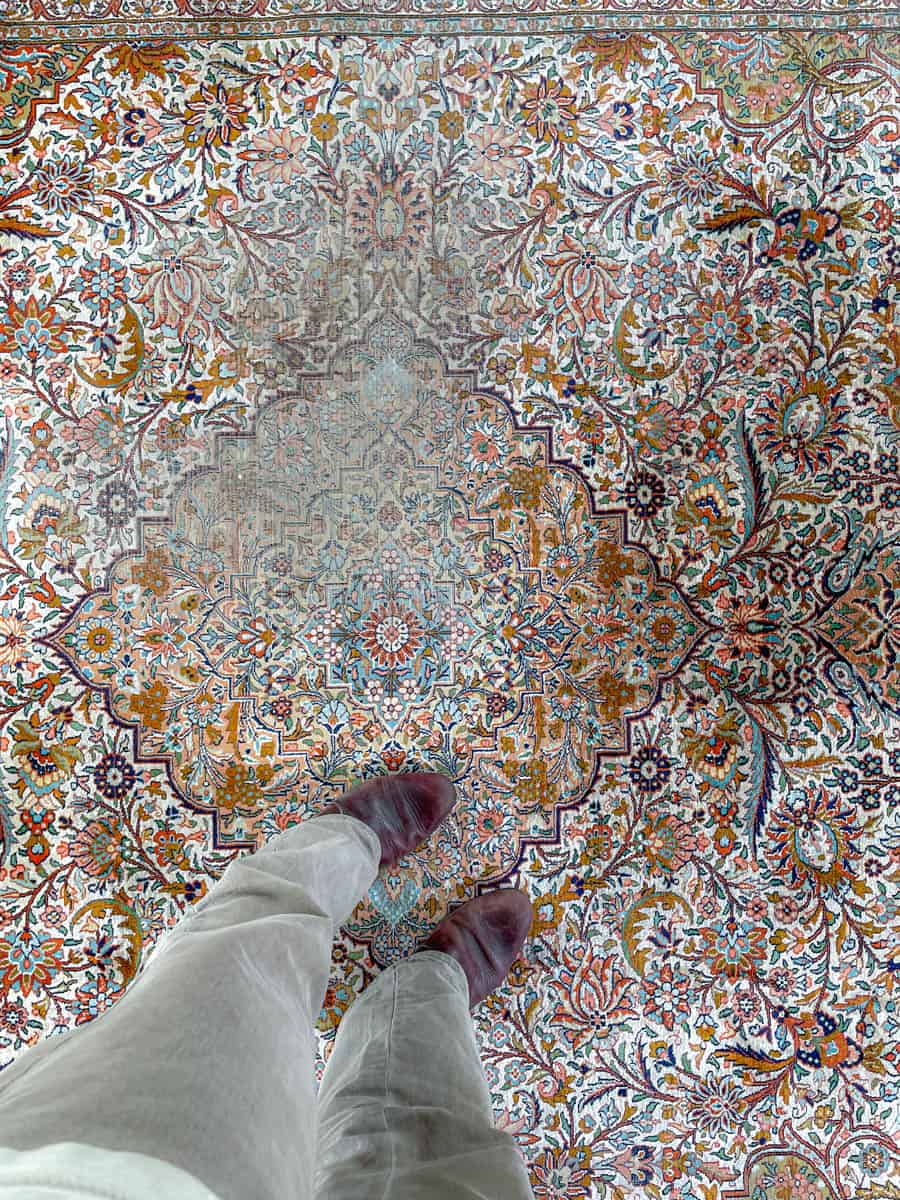 silkkimatto ylvään koristeelinen ghom 280 x 185 cm (kopio)