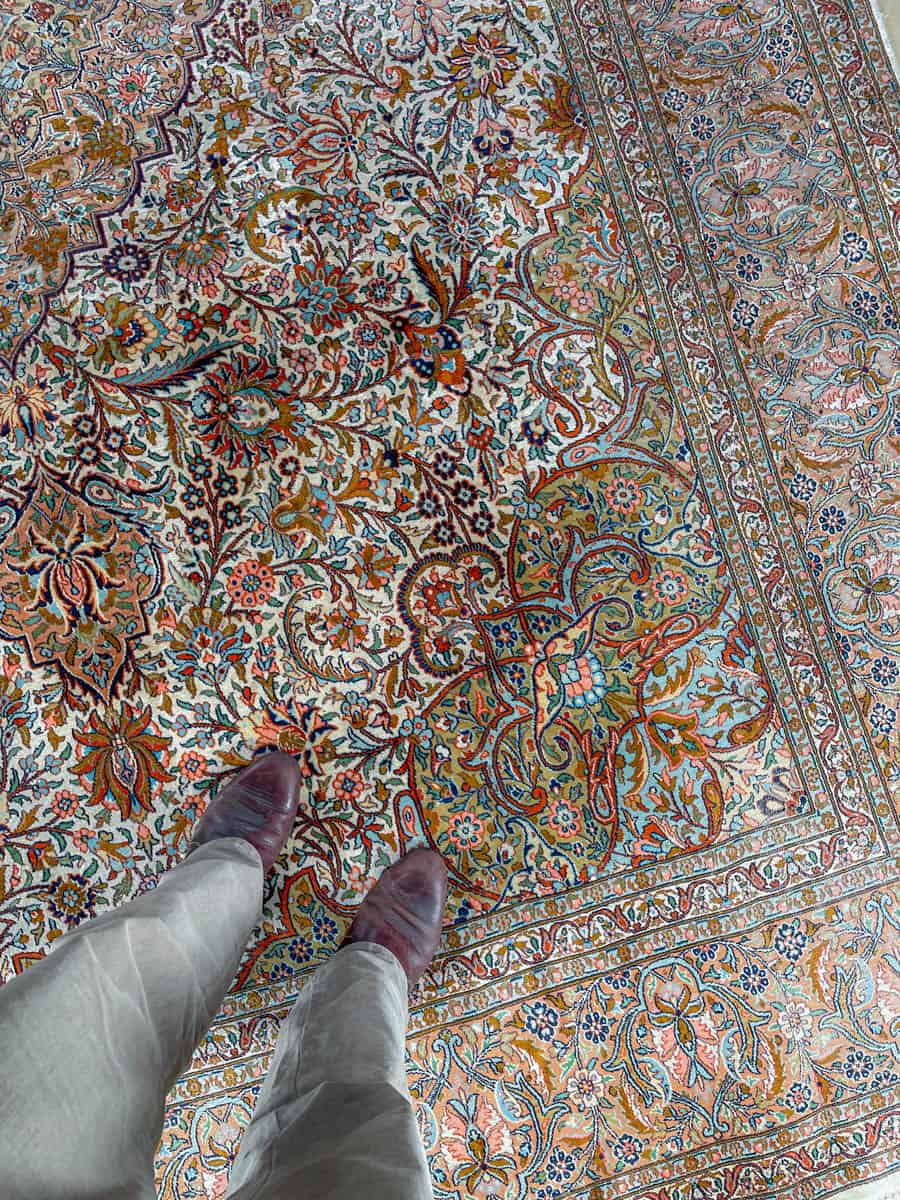 silkkimatto ylvään koristeelinen ghom 280 x 185 cm (kopio)