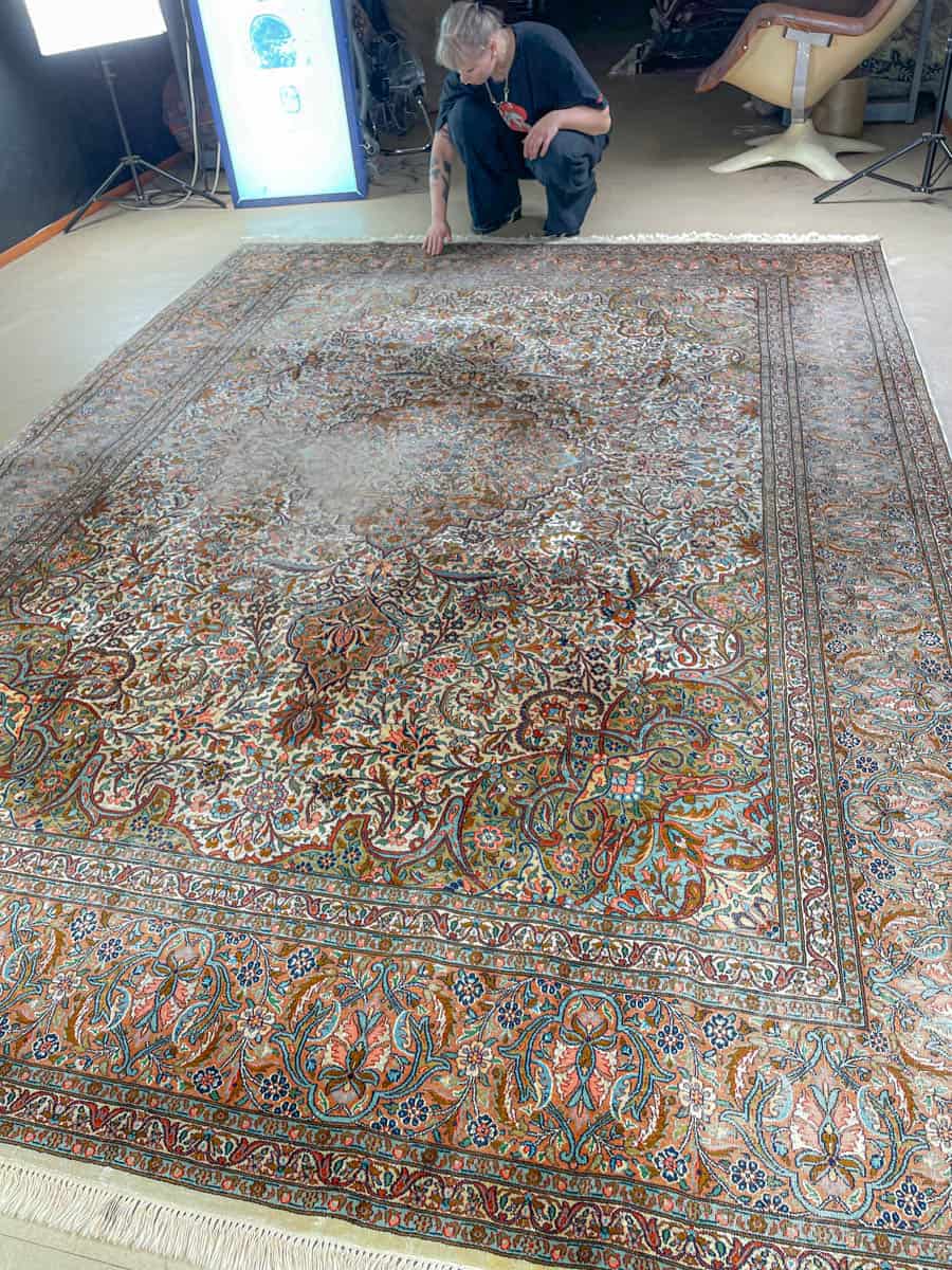 silkkimatto ylvään koristeelinen ghom 280 x 185 cm (kopio)