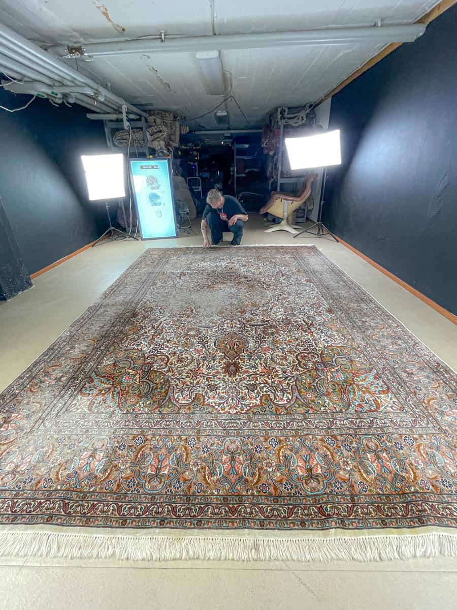 silkkimatto ylvään koristeelinen ghom 280 x 185 cm (kopio)