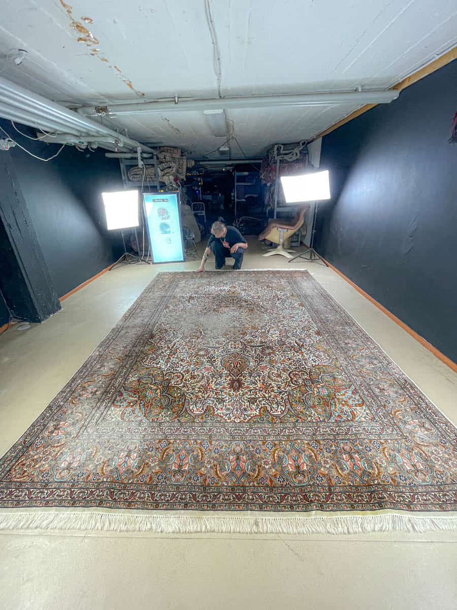 silkkimatto ylvään koristeelinen ghom 280 x 185 cm (kopio)