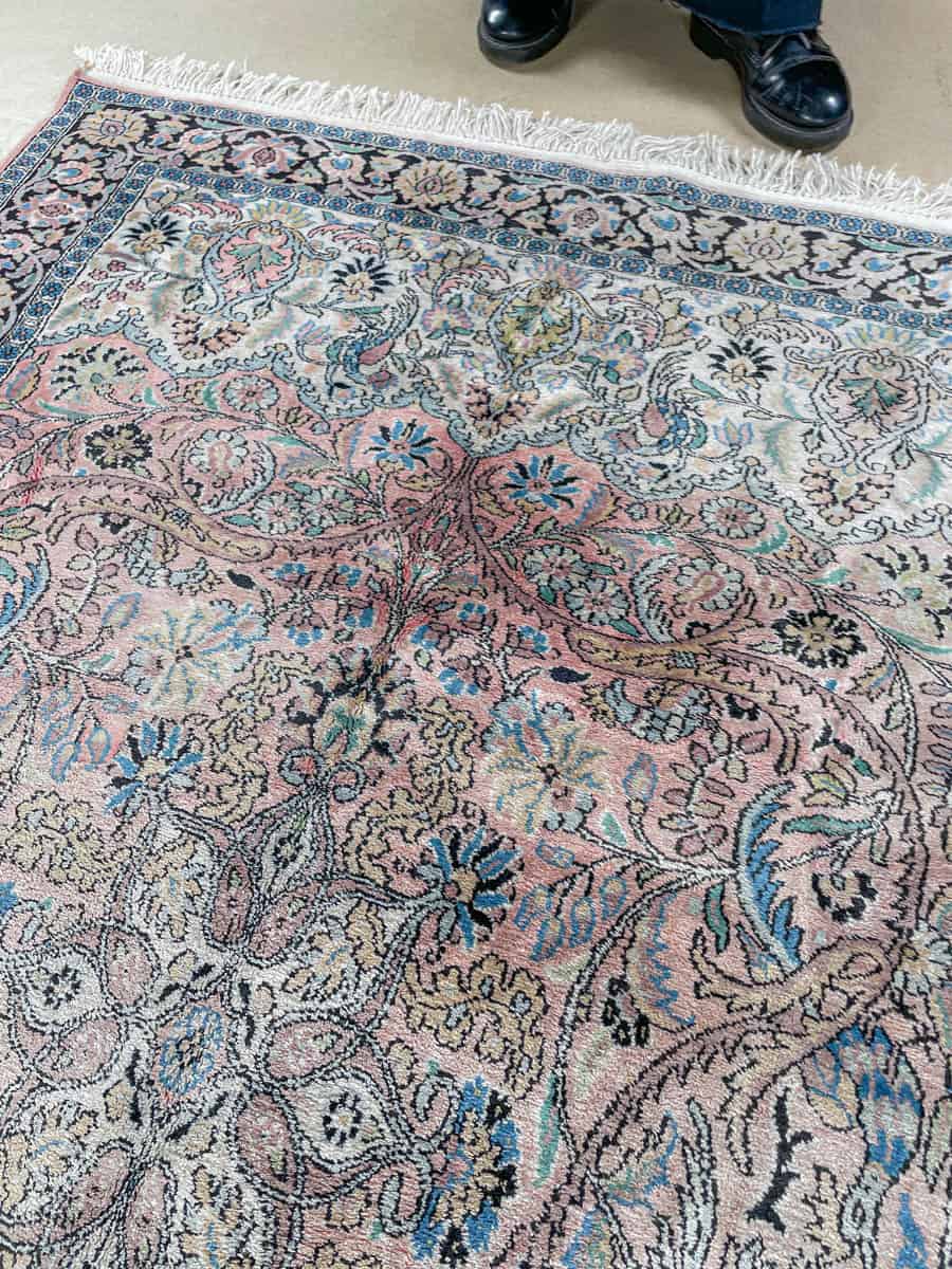 silkkimatto soinnukkaan hillitty kasmir 188 x 137 cm