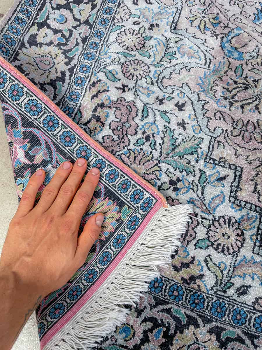 silkkimatto soinnukkaan hillitty kasmir 188 x 137 cm