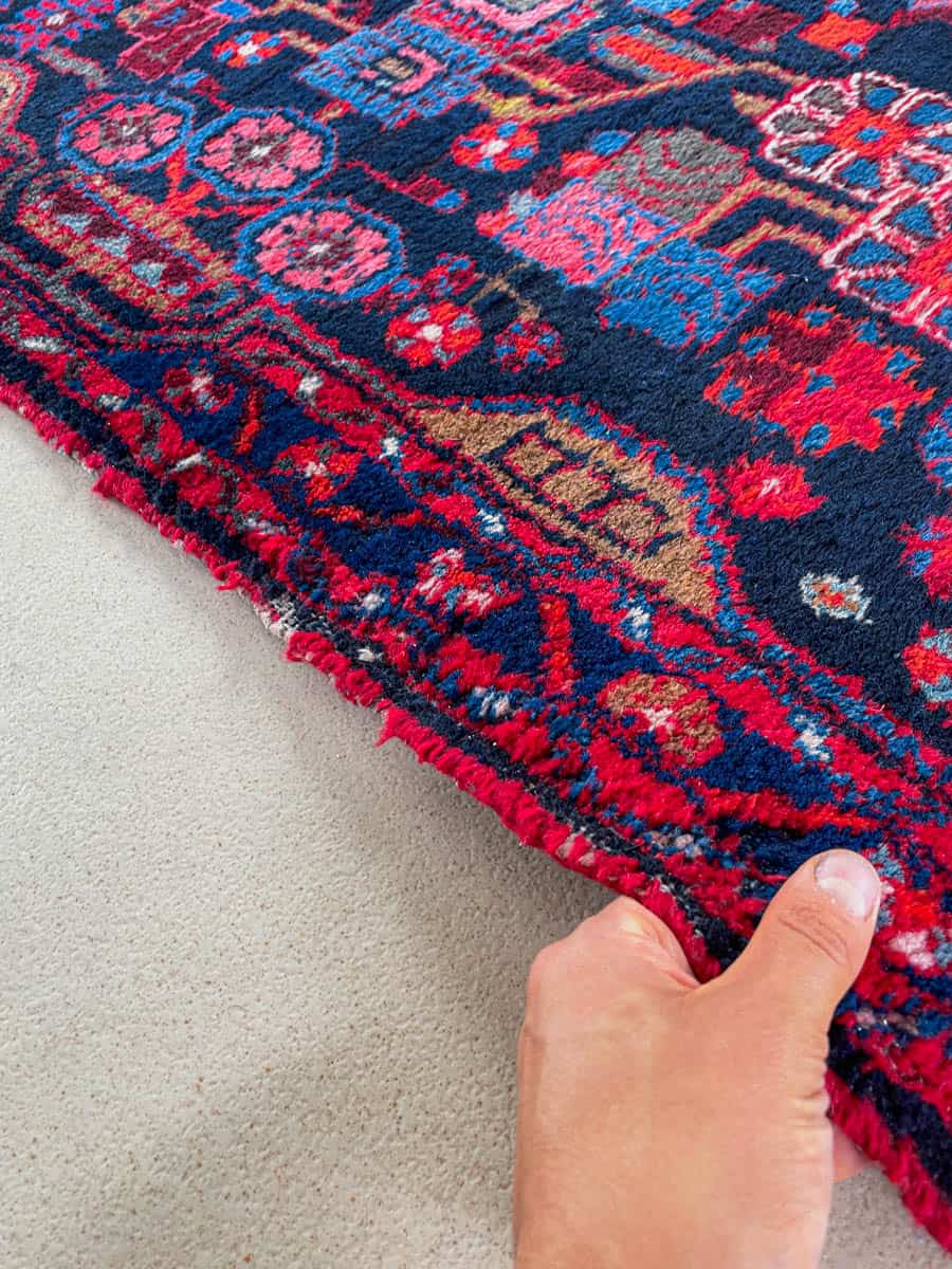 Äärimmäisen harvinainen yönsininen lilihan käytävämatto 410 x 88 cm (kopio)