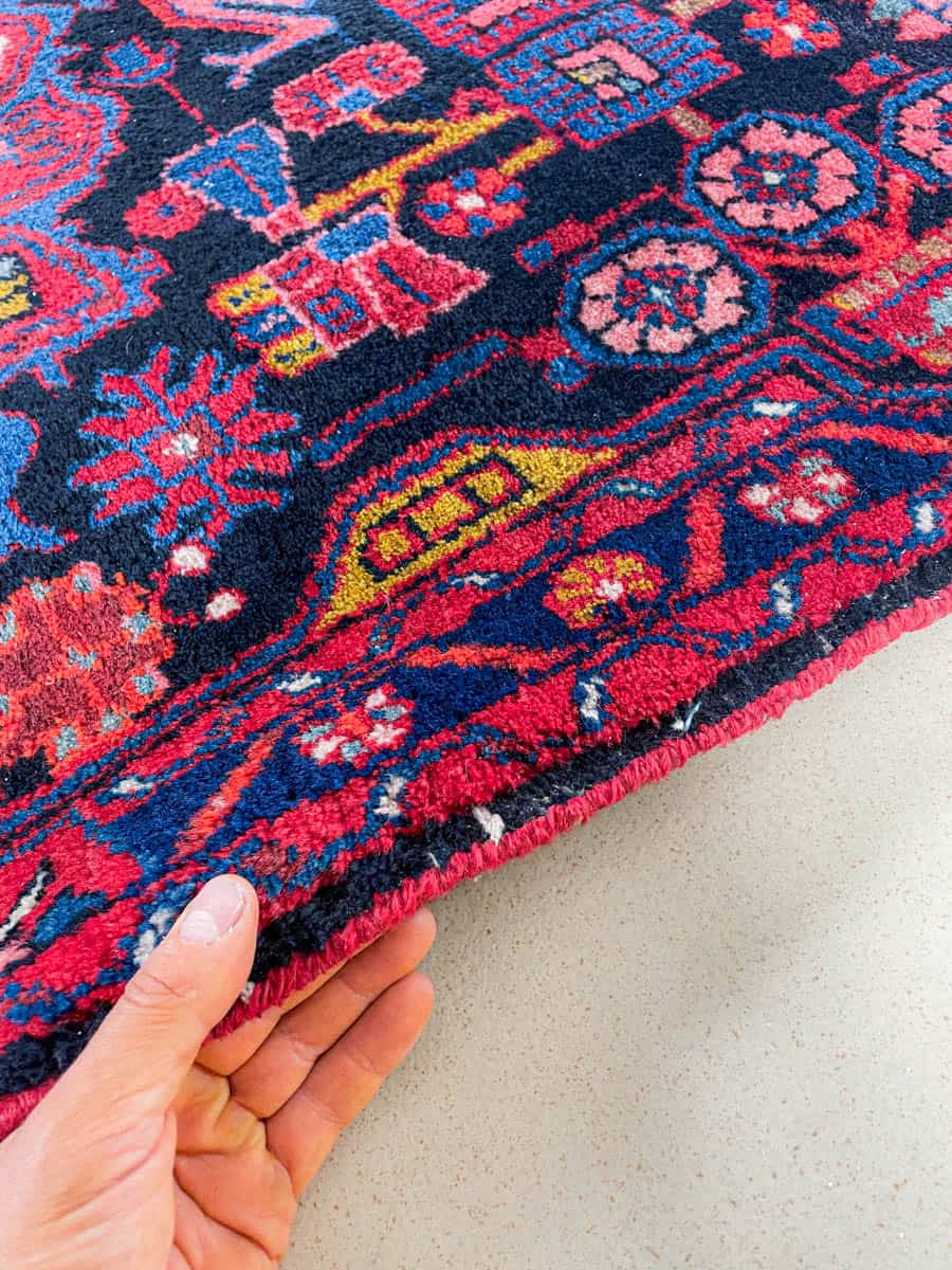 Äärimmäisen harvinainen yönsininen lilihan käytävämatto 410 x 88 cm (kopio)