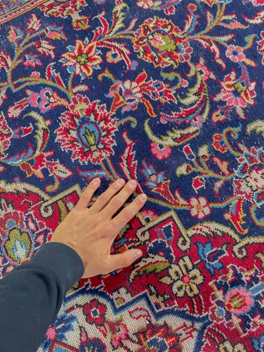 elegantin yksityiskohtainen perinteinen keshan 330 x 240 cm (kopio)