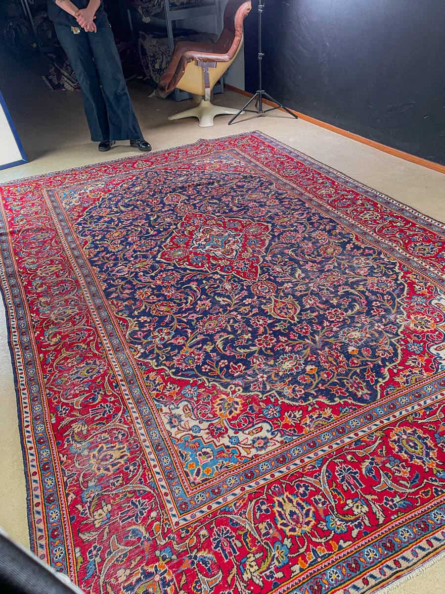 elegantin yksityiskohtainen perinteinen keshan 330 x 240 cm (kopio)