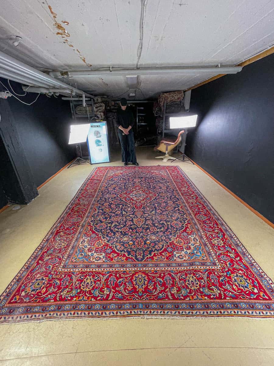 elegantin yksityiskohtainen perinteinen keshan 330 x 240 cm (kopio)