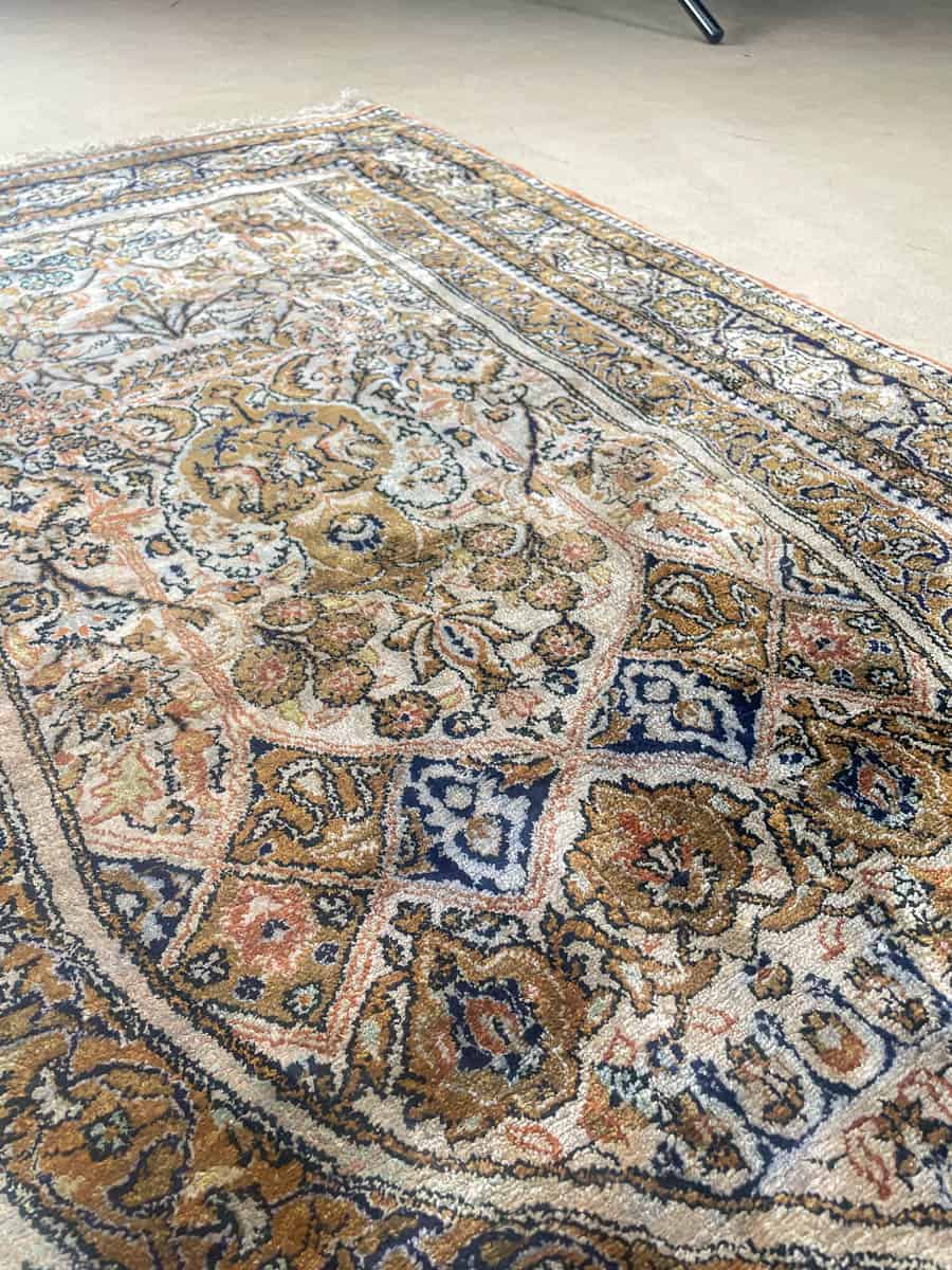 silkki silkillä loistokas hereke 138 x 80 cm