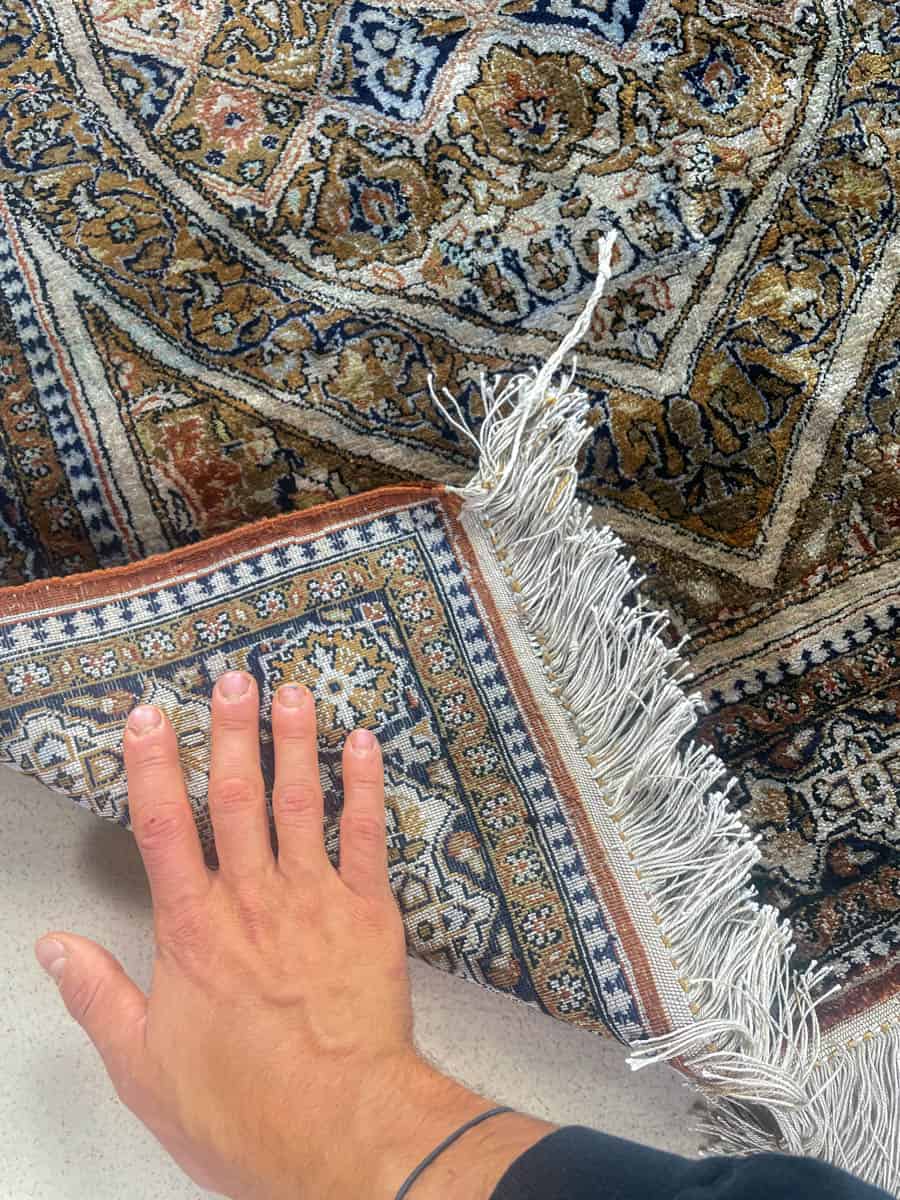 silkki silkillä loistokas hereke 138 x 80 cm