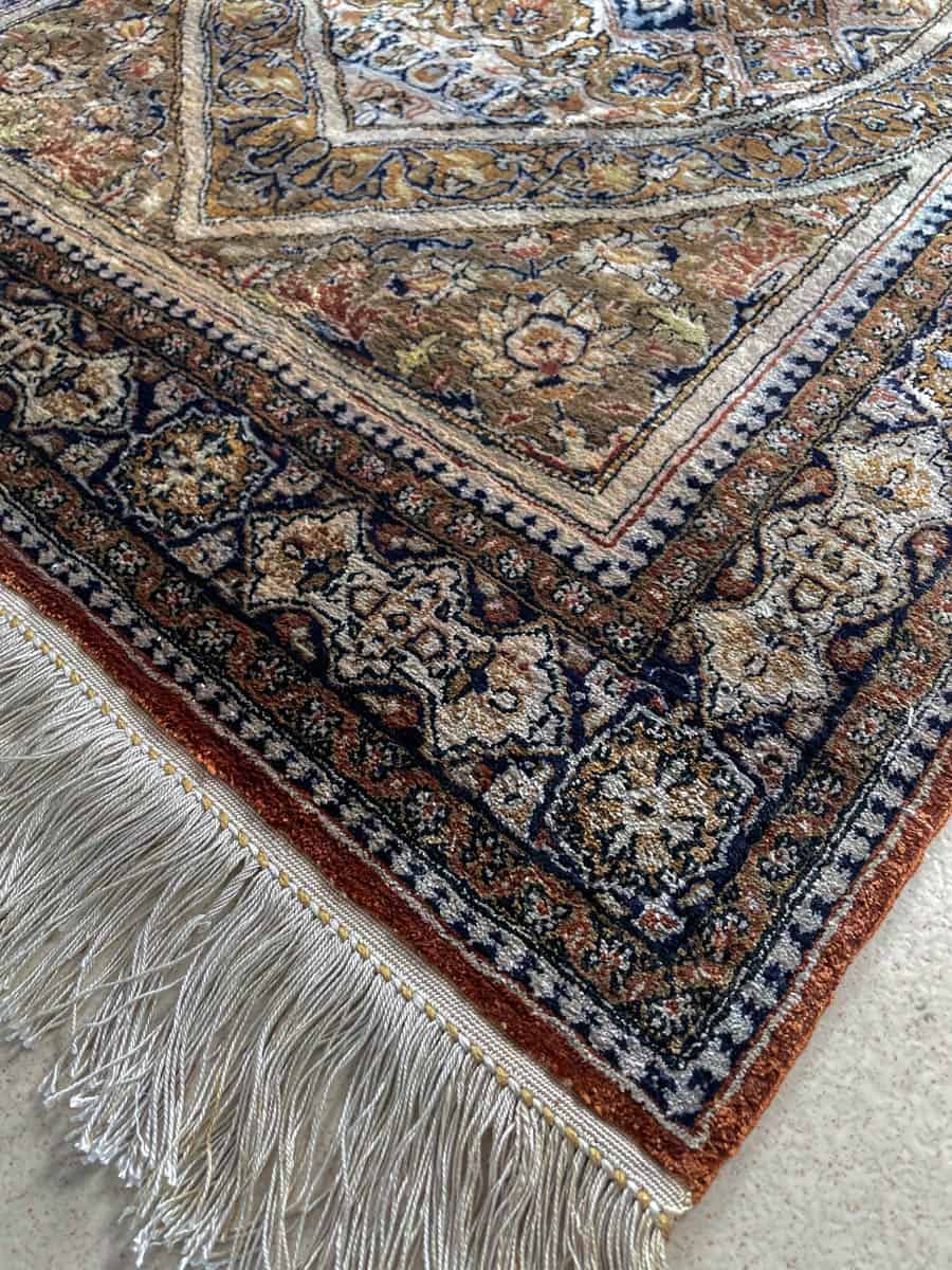 silkki silkillä loistokas hereke 138 x 80 cm