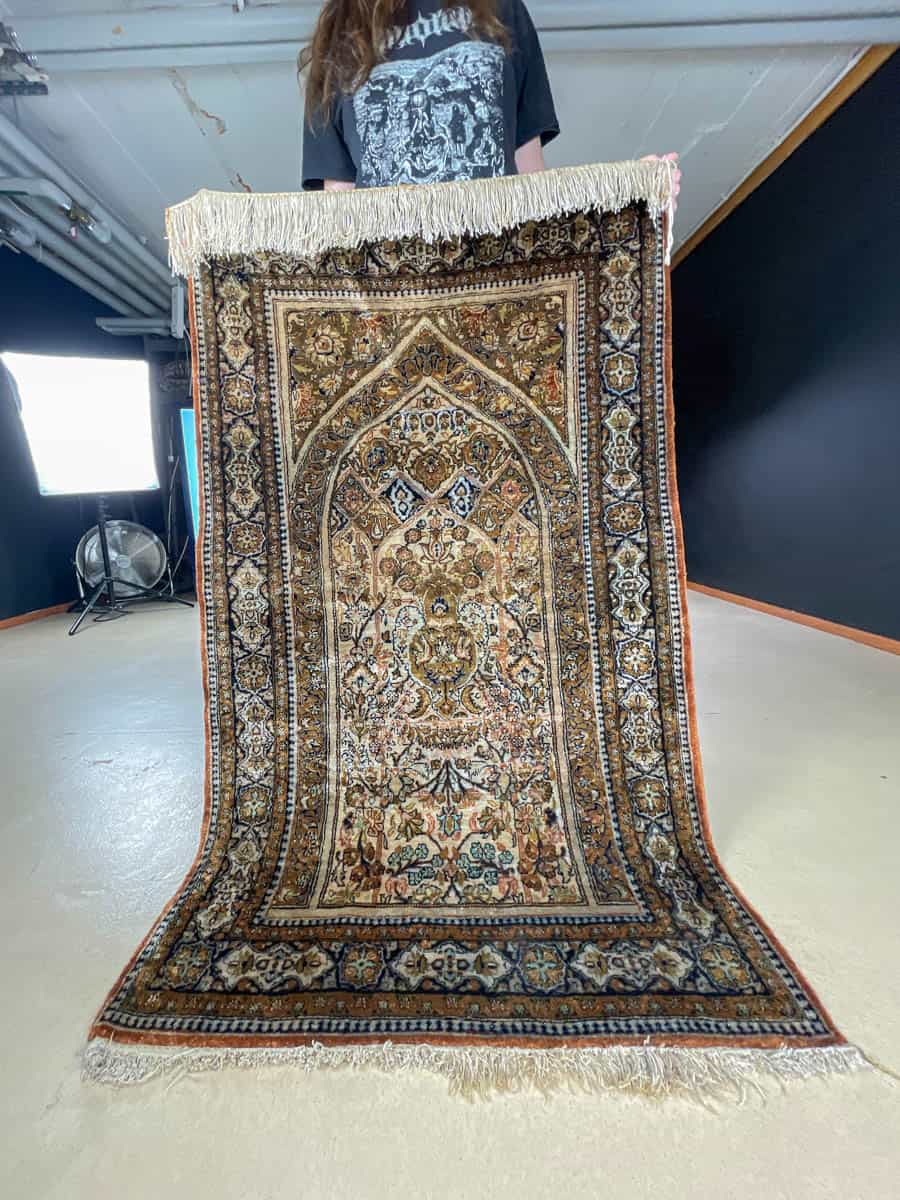 silkki silkillä loistokas hereke 138 x 80 cm