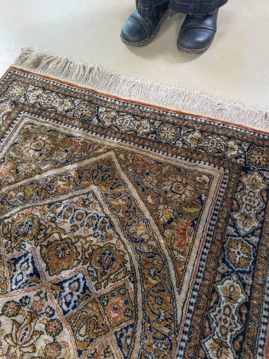 silkki silkillä loistokas hereke 138 x 80 cm