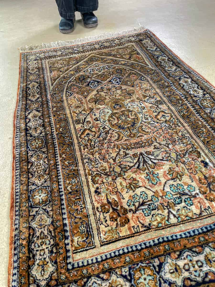 silkki silkillä loistokas hereke 138 x 80 cm