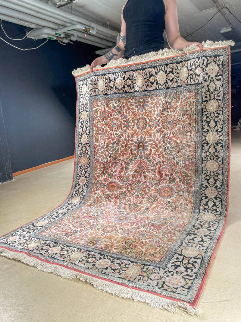 silkkimatto soinnukkaan jalo kasmir 180 x 121 cm