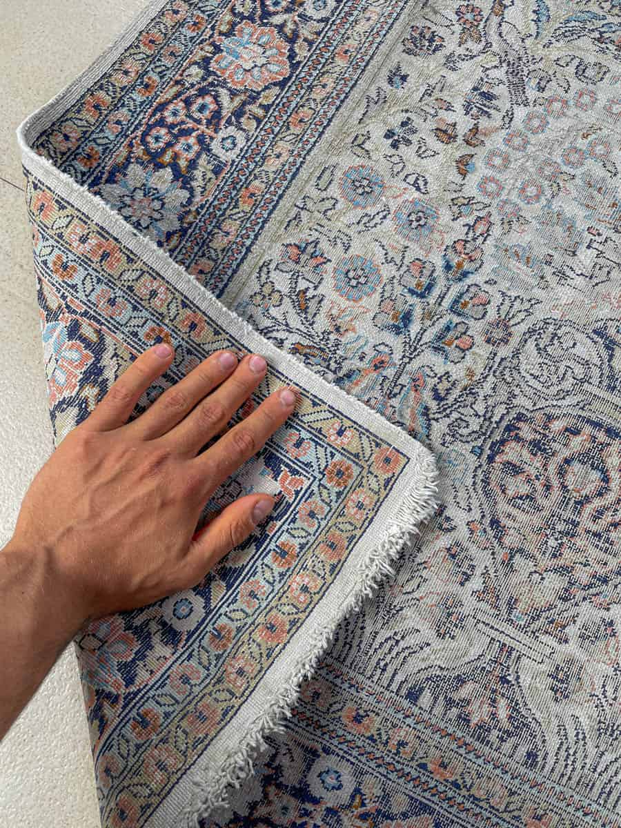 silkkimatto vaalea elämänpuu kasmir 156 x 93 cm