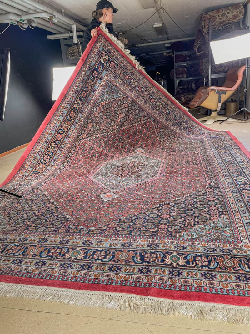 harvinainen vaaleanpunainen vintage bijar 295 x 202 cm (kopio)